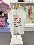 【24小時網站自助下單】售完即止🌸💛2026年最新上市🆕💛平靚正推介‼️SPAO x Sanrio 聯名 涼感短䄂Tee😍 | 預訂約3-4星期(自行備註顏色及尺寸) 娉婷貿易公司 Exquisite Beauty Trading Company