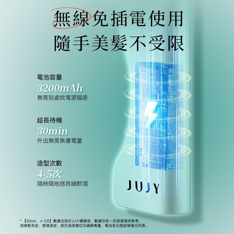【24小時網站自助下單】現貨🌸日本JUJY 無線迷你折疊隨時劉海髮尾快速造型NCT恆溫速熱便攜隨身造型梳 | 落單後約3-5個工作天寄出 娉婷貿易公司 Exquisite Beauty Trading Company