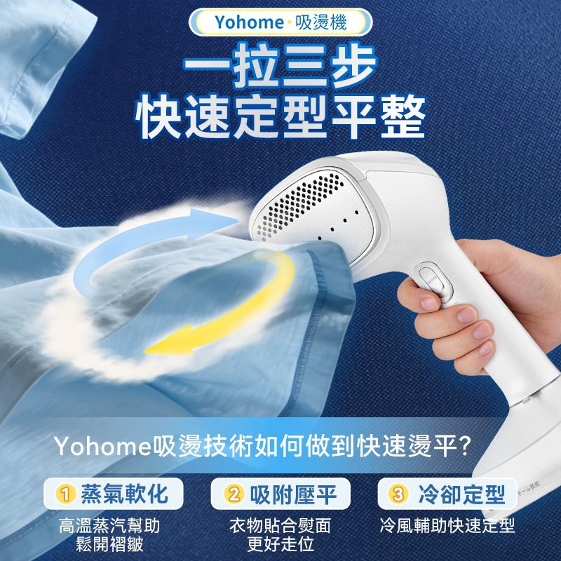 【24小時網站自助下單】🌸【全新上市】🆕🆕🆕日本Yohome 真空吸附式直掛速熱除皺便利可拆水箱蒸氣掛燙機PRO | 預訂約1-2星期