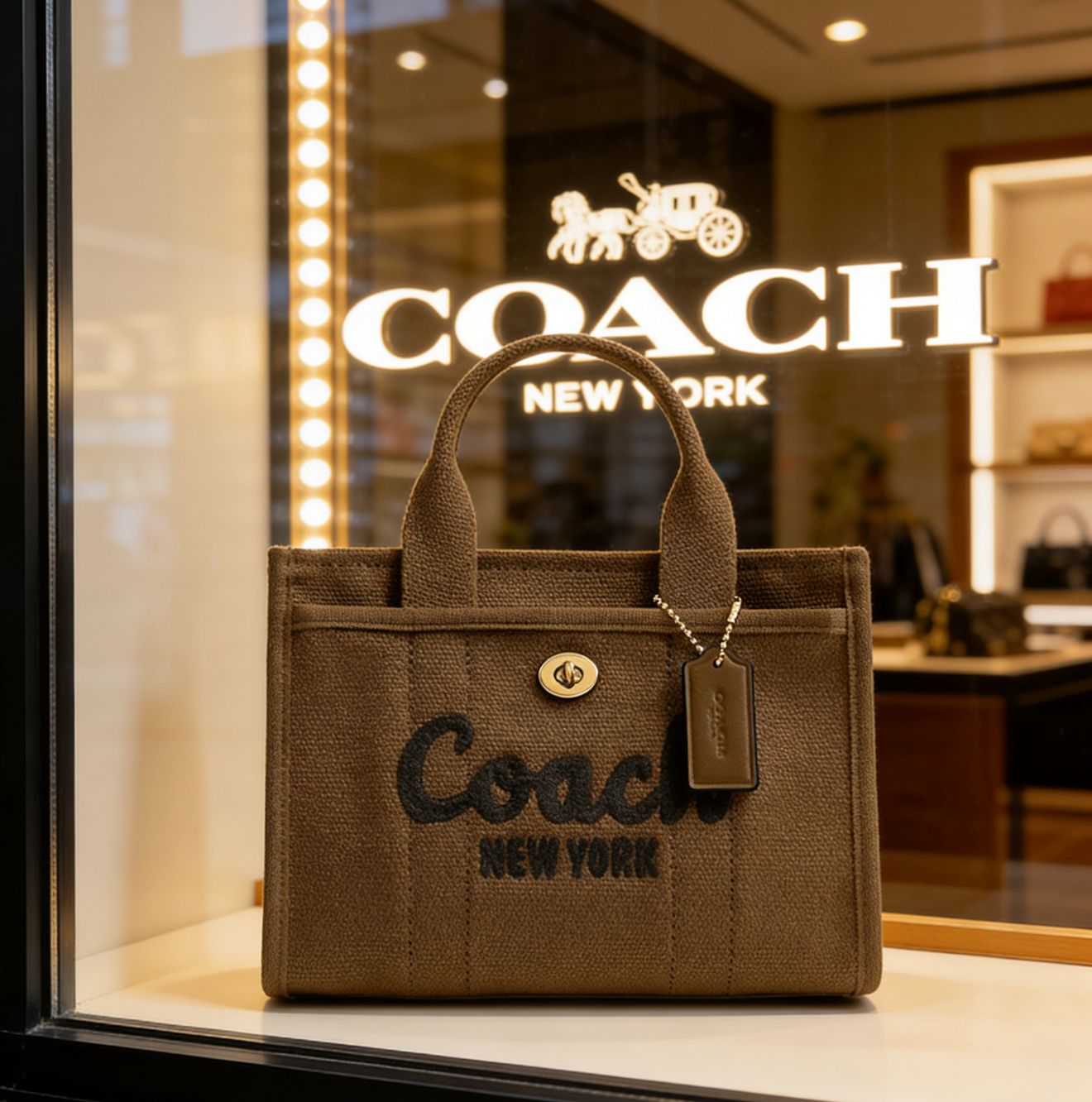 【24小時網站自助下單】售完即止【不設現貨】🌸🇺🇸美國代購 Coach Cargo Tote 20 | 預訂 落單後約4月尾至5月初