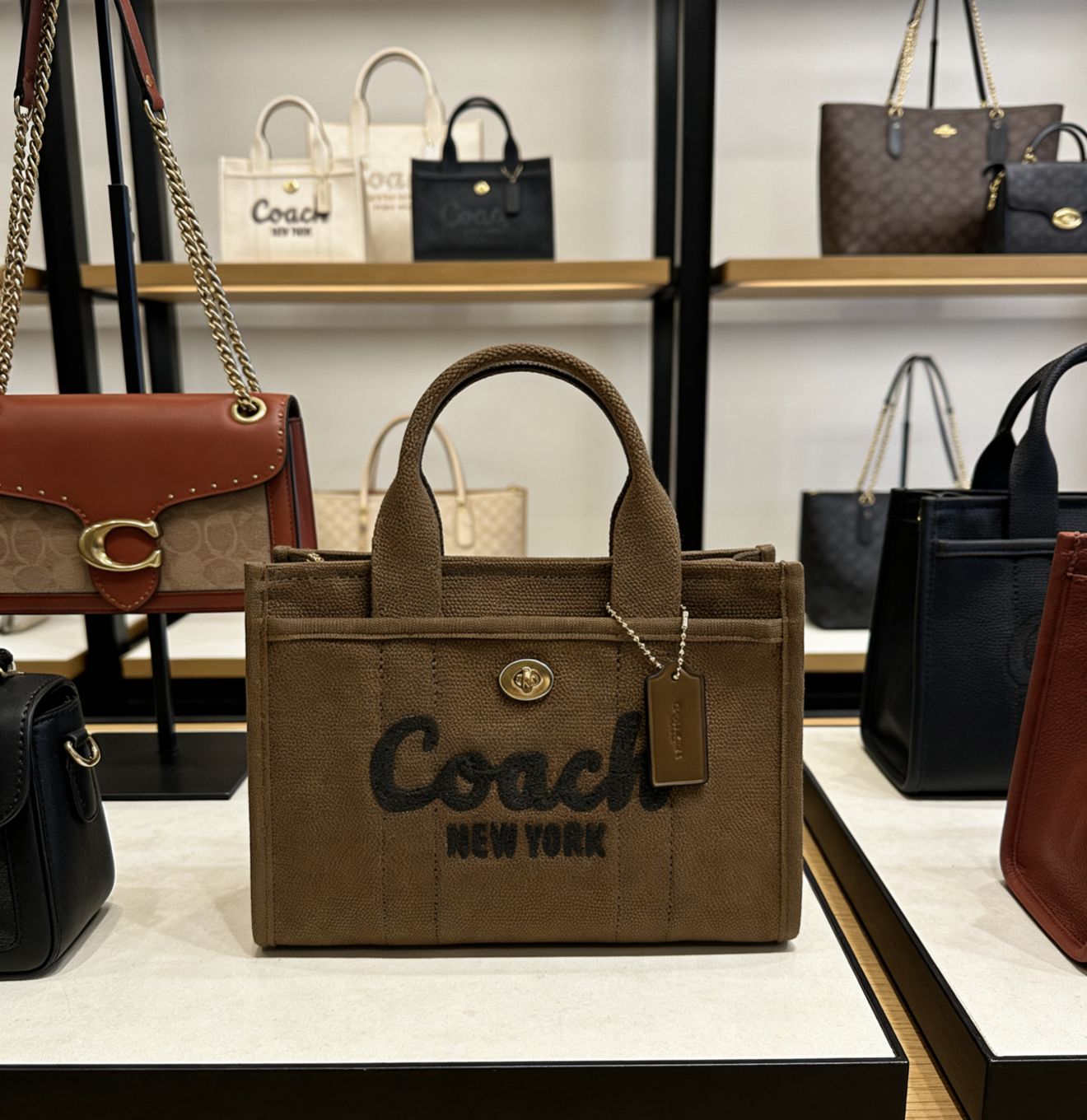 【24小時網站自助下單】售完即止【不設現貨】🌸🇺🇸美國代購 Coach Cargo Tote 20 | 預訂 落單後約4月尾至5月初