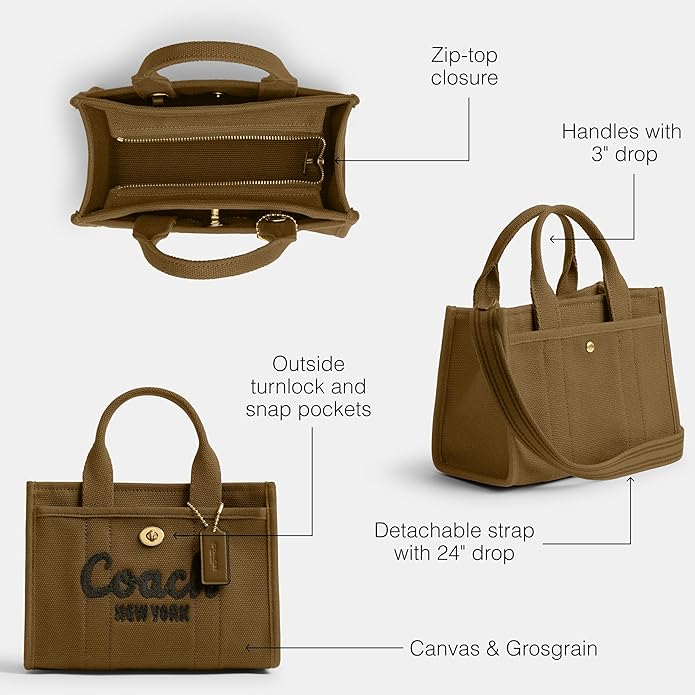 【24小時網站自助下單】售完即止【不設現貨】🌸🇺🇸美國代購 Coach Cargo Tote 20 | 預訂 落單後約4月尾至5月初