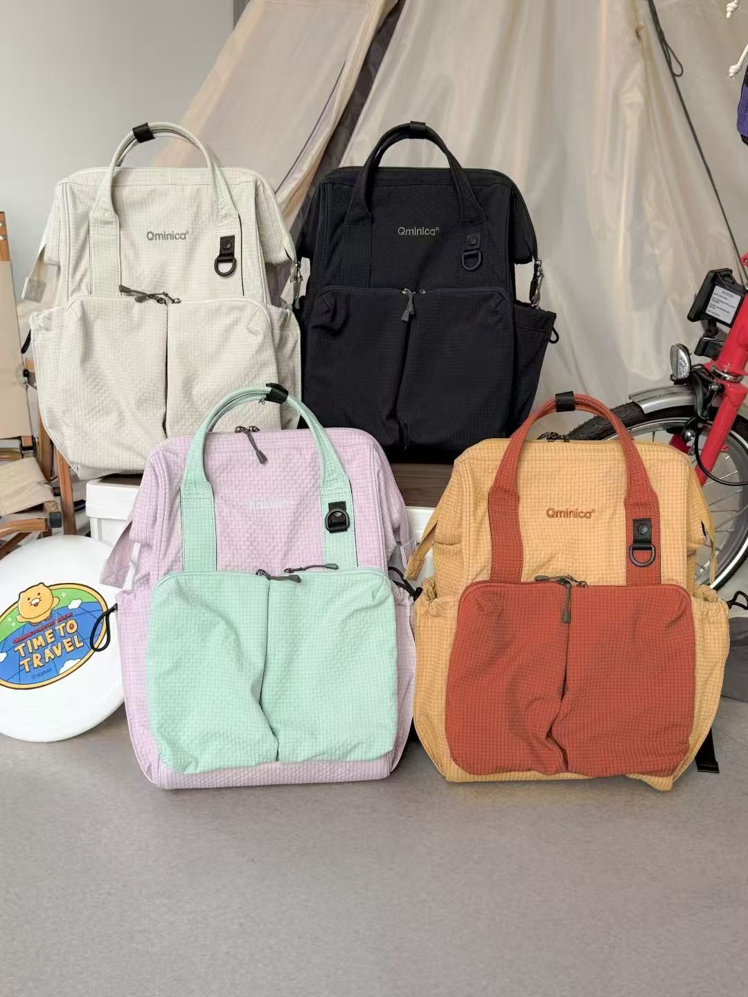 【24小時網站自助下單】2026年3月27日截🌸🟡Qminica 2026年新款夏日輕便背囊🟡 | 預訂約4月尾至5月初