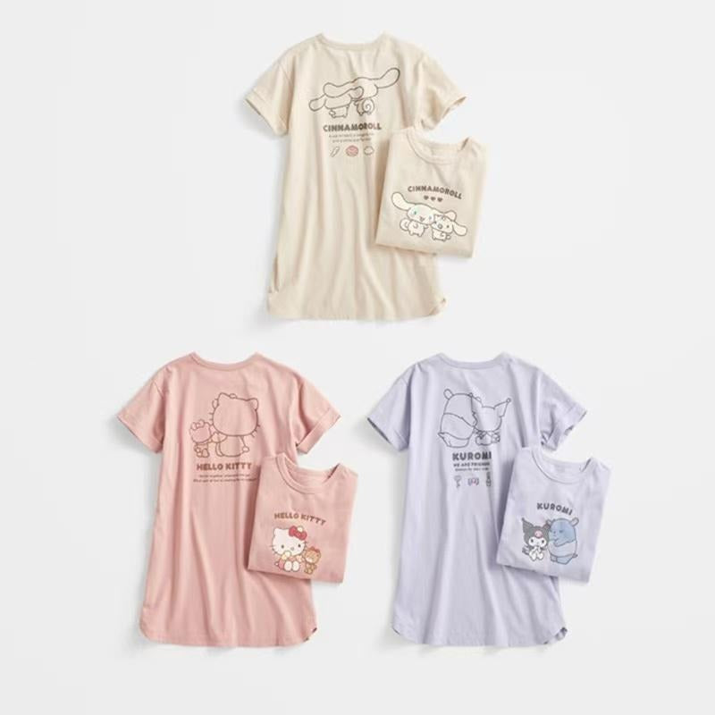 【24小時網站自助下單】2026年3月26日截🌸sanrio印花寬鬆版純棉上衣裙 | 預訂約6月初至中