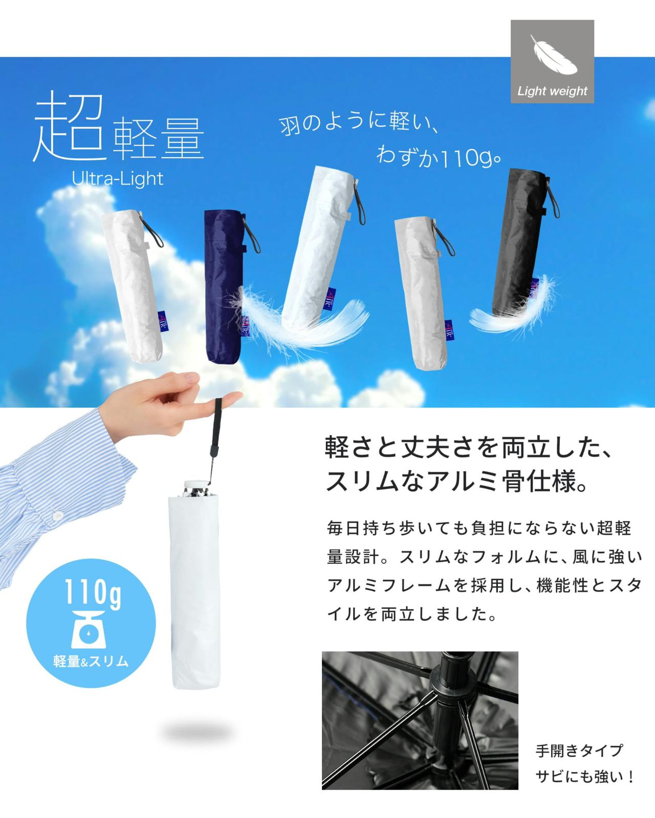 【24小時網站自助下單】2026年4月2日截🌸日本🇯🇵直送✈️ NAKATANI Air 超輕量防UV縮骨遮2把超值裝 | 預訂約5月尾至6月初