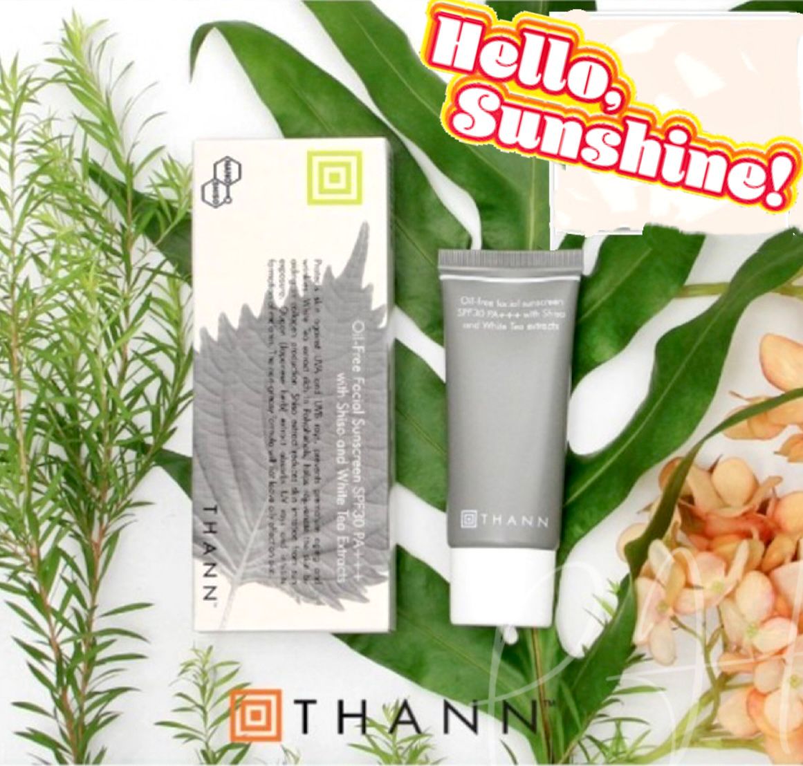 【24小時網站自助下單】2026年3月31日截🌸泰國 THANN 紫蘇防曬霜 40g PA SPF30+++ | 預訂約4月尾至5月初