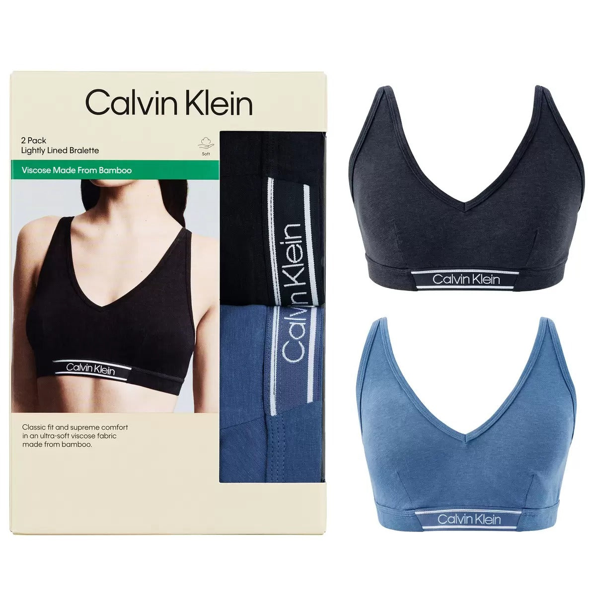 【24小時網站自助下單】 2026年4月3日截🩷日本 COSTCO 直送🌸CK 竹纖維內衣 2 件裝 | 預訂約5月初至中