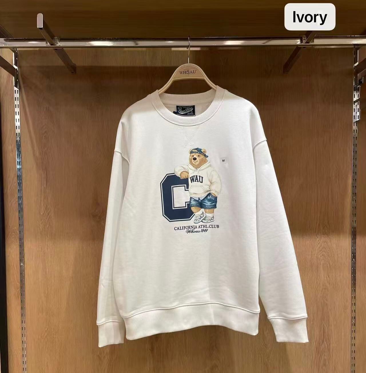 【24小時網站自助下單】2026年4月20日截❤️Who.A.U🐻限時特價+折扣‼️Who.A.U 可愛小熊長袖衛衣 | 預訂約3-4星期