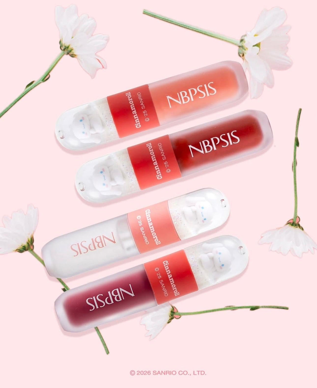 【24小時網站自助下單】售完即止🌸韓國代購🇰🇷Sanrio X Nbpsis 唇釉 | 預訂約2-3星期 娉婷貿易公司 Exquisite Beauty Trading Company