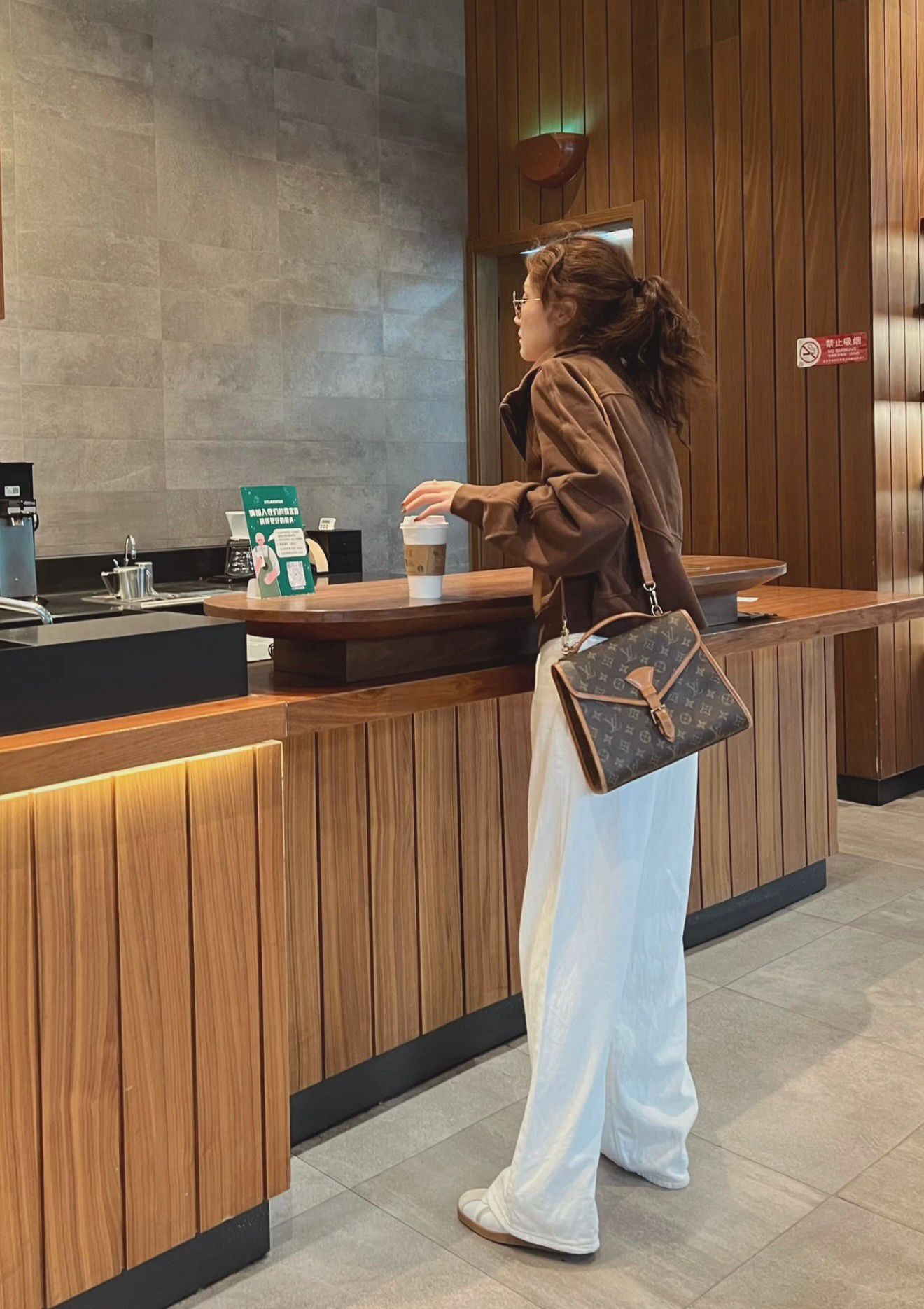 【24小時網站自助下單】🌸日本中古品代購 LV絕版老花IVY信封郵差包 | 預訂約2-3星期