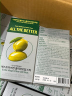 【24小時網站自助下單】現貨🌸All The Better 特級初榨橄欖油 10G X 14 ALL THE BETTER Extra Virgin Olive Oil Stick 10g x 14 Sticks | 落單後約3-5個工作天寄出 娉婷貿易公司 Exquisite Beauty Trading Company