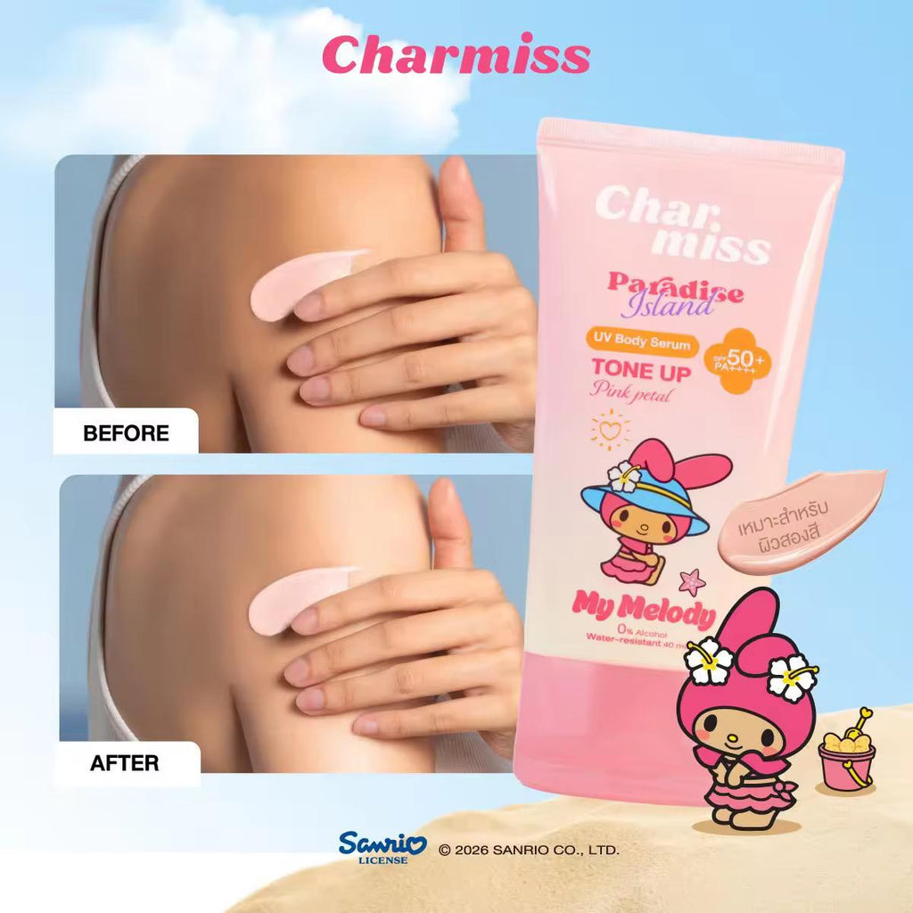 【24小時網站自助下單】🌸🇹🇭Charmiss X Sanrio 身體精華提亮霜100g*2 (0酒精) | 預訂約2-3星期 娉婷貿易公司 Exquisite Beauty Trading Company