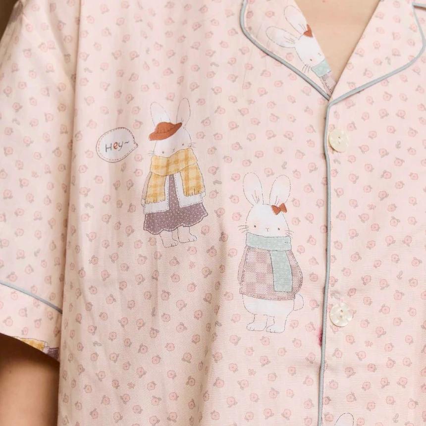 【24小時網站自助下單】🌸🇹🇭Vana Sleepwear 睡衣The little bunny Collection - Soft Cotton Collection 2026 # VANA05 | 預訂約2-3星期