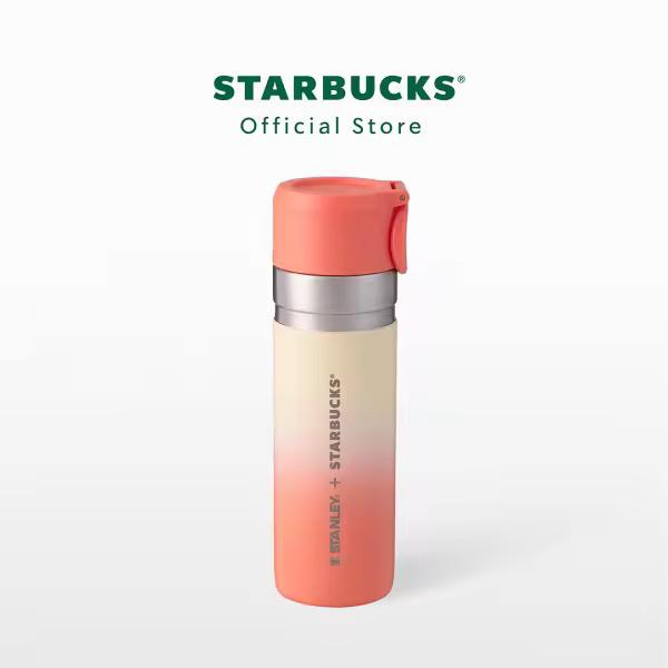 【24小時網站自助下單】🌸🇹🇭Starbucks Stainless Steel Yellow & Orange STANLEY Water Bottle 16oz | 預訂約2-3星期