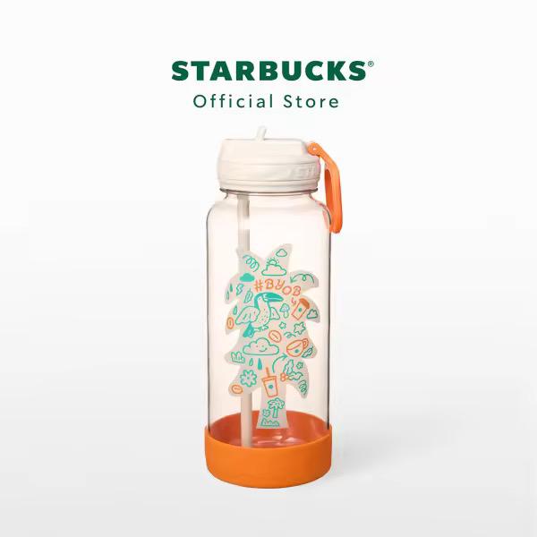【24小時網站自助下單】🌸🇹🇭🇹🇭Starbucks Earth Day Byob Water Bottle 32oz. Plastic Water Bottle | 預訂約2-3星期