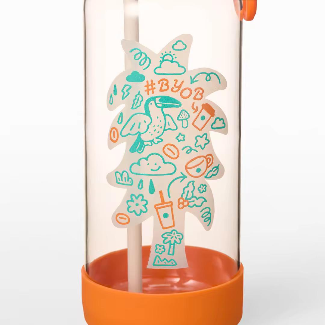 【24小時網站自助下單】🌸🇹🇭🇹🇭Starbucks Earth Day Byob Water Bottle 32oz. Plastic Water Bottle | 預訂約2-3星期