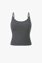 【24小時網站自助下單】2026年6月3日23:59截🌸🇰🇷韓國代購 Verish # VS537 🎀MODAL BRA TOP U NECK【Modal | 彈性透氣】細肩帶U領Bra Top(附胸墊) | 預訂約6月中至尾 娉婷貿易公司 Exquisite Beauty Trading Company