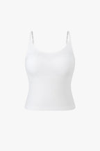 【24小時網站自助下單】2026年6月3日23:59截🌸🇰🇷韓國代購 Verish # VS537 🎀MODAL BRA TOP U NECK【Modal | 彈性透氣】細肩帶U領Bra Top(附胸墊) | 預訂約6月中至尾 娉婷貿易公司 Exquisite Beauty Trading Company