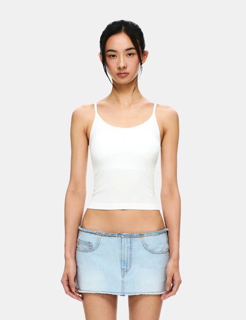 【24小時網站自助下單】2026年6月3日23:59截🌸🇰🇷韓國代購 Verish # VS537 🎀MODAL BRA TOP U NECK【Modal | 彈性透氣】細肩帶U領Bra Top(附胸墊) | 預訂約6月中至尾 娉婷貿易公司 Exquisite Beauty Trading Company