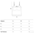 【24小時網站自助下單】2026年6月3日23:59截🌸🇰🇷韓國代購 Verish # VS537 🎀MODAL BRA TOP U NECK【Modal | 彈性透氣】細肩帶U領Bra Top(附胸墊) | 預訂約6月中至尾 娉婷貿易公司 Exquisite Beauty Trading Company