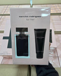 【24小時網站自助下單】🌸免稅正品 NARCISO RODRIGUEZ FOR HER SET 3 PCS EDT SPRAY 100 ML BODY LOTION 75ML 納茜素她的同名女仕淡香水套裝(2件套)女士香水黑瓶EDT 100ML+75ML身體乳 | 預訂約2026年6月中
