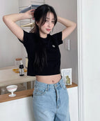 【24小時網站自助下單】2026年6月15日截🌸💁🏼♂️Oppa推介 專門店買貨有折扣比我地💕韓國超人氣🇰🇷MUAH MUAH 新款短䄂Tee MUAH022 | 預訂約3-4星期