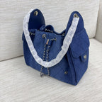 【24小時網站自助下單】🌸新款🔥缺貨款🔥泰國Pony Twent Yeight Deco Large Denim | 預訂約4-5星期