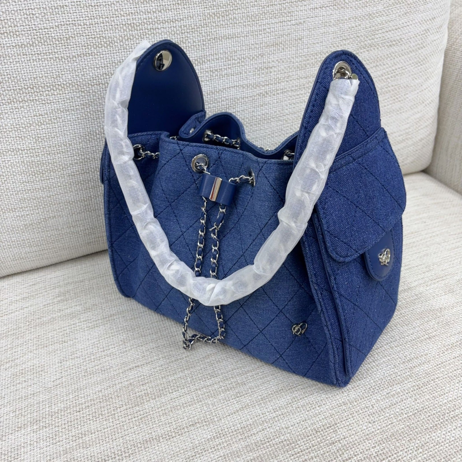 【24小時網站自助下單】🌸新款🔥缺貨款🔥泰國Pony Twent Yeight Deco Large Denim | 預訂約4-5星期