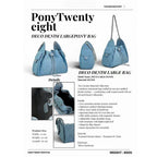 【24小時網站自助下單】🌸新款🔥缺貨款🔥泰國Pony Twent Yeight Deco Large Denim | 預訂約4-5星期
