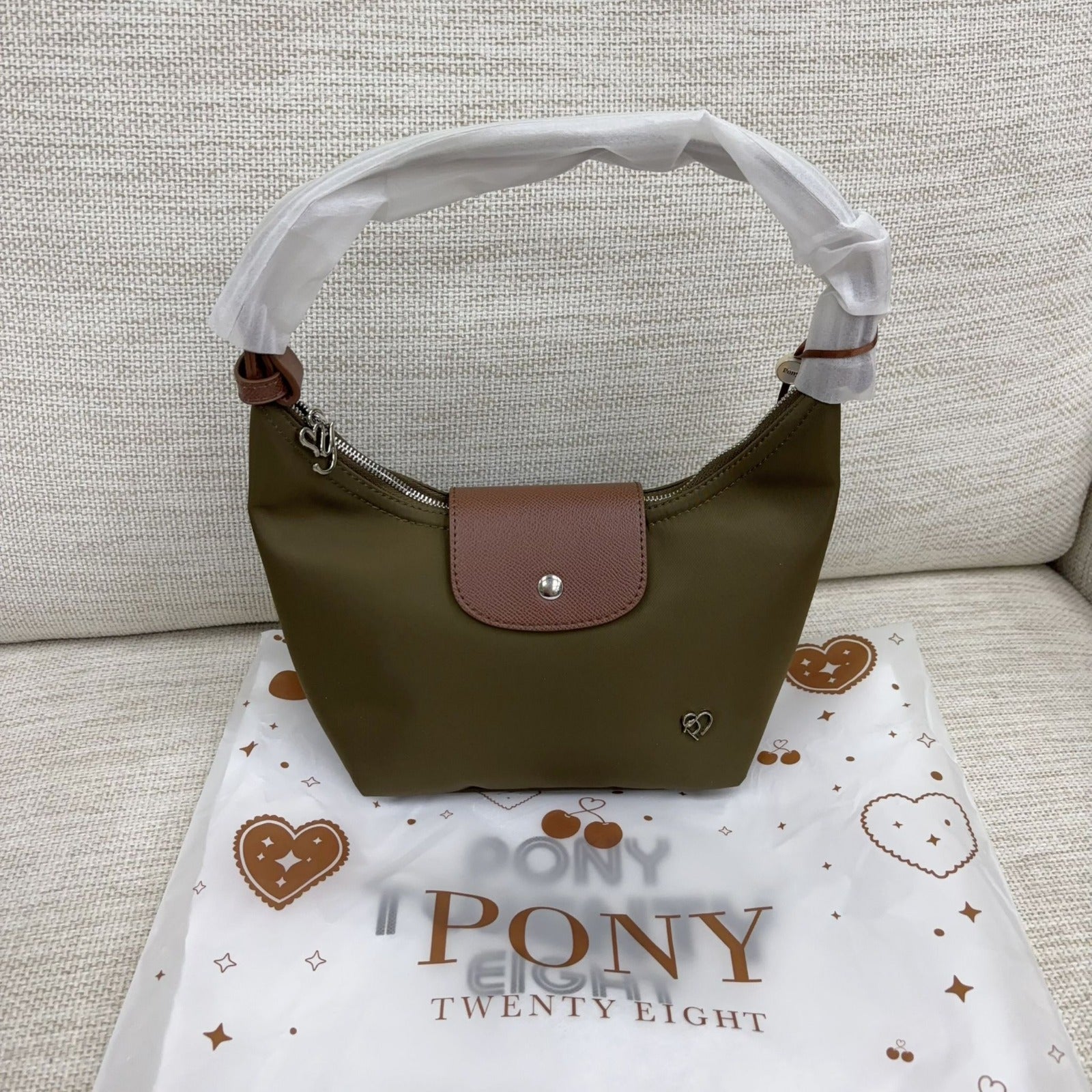【24小時網站自助下單】🌸泰國爆紅熱賣款❤️‍🔥 PonyPony Twent yeight Coffee色尼龍款（極難有貨） | 預訂約2-3星期