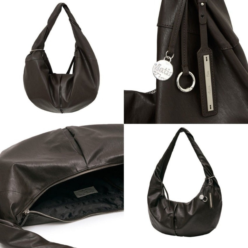【24小時網站自助下單】售完即止🌸韓國直送❤️Matin Kim Twist Handle Small Hobo Bag (3 colors) | 預訂約7月中至尾