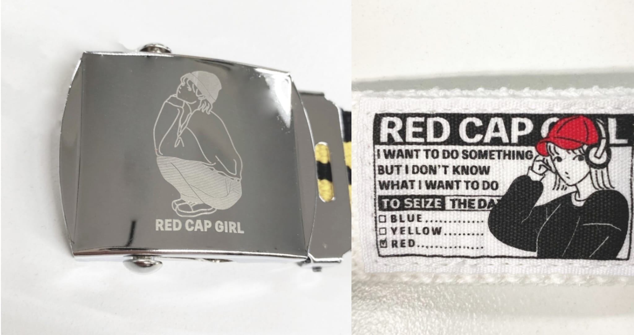 【24小時網站自助下單】2026年6月17日截 🌸🇯🇵日本直送✈️🟡日本 RED CAP GIRL雷射雕刻帆布腰帶🟡 | 預訂約7月尾至8月初(自行備註款式)