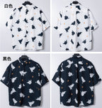 【24小時網站自助下單】2026年6月18日截🌸🇯🇵日本直送✈️🟡日本 涼感貓咪圖案襯衫🟡 | 預訂約7月尾至8月初