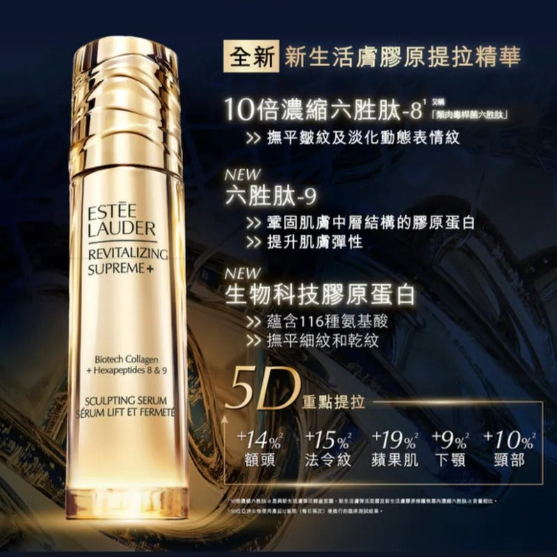 【24小時網站自助下單】2026年6月18日截🌸新品Estee Lauder Revitalizing Supreme+ Sculpting Serum 新生活膚膠原提拉精華7ml | 預訂約7月中至尾