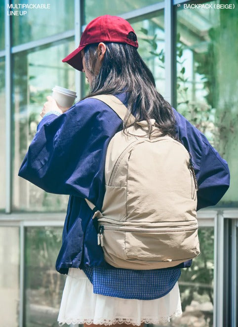 【24小時網站自助下單】2026年6月30日截🌸🈹Branden SUMMER SALE🈹Branden # BRD238❗多功能可摺式背囊,可以係背囊又可以係斜孭袋❗ | 預訂約7月中至尾