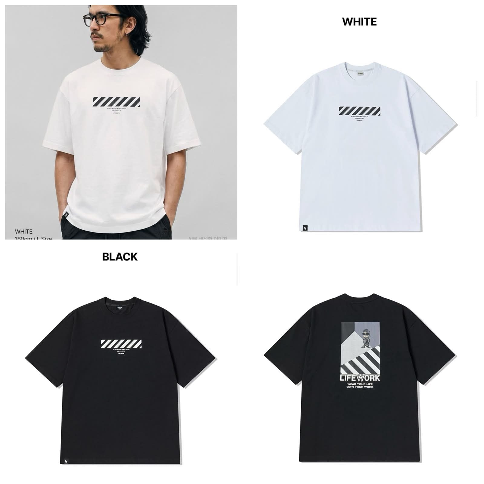 【24小時網站自助下單】2026年6月26日截🌸韓國🇰🇷LIFEWORK Tee（LW262TS455 ） | 預訂 截單後約3-4星期到