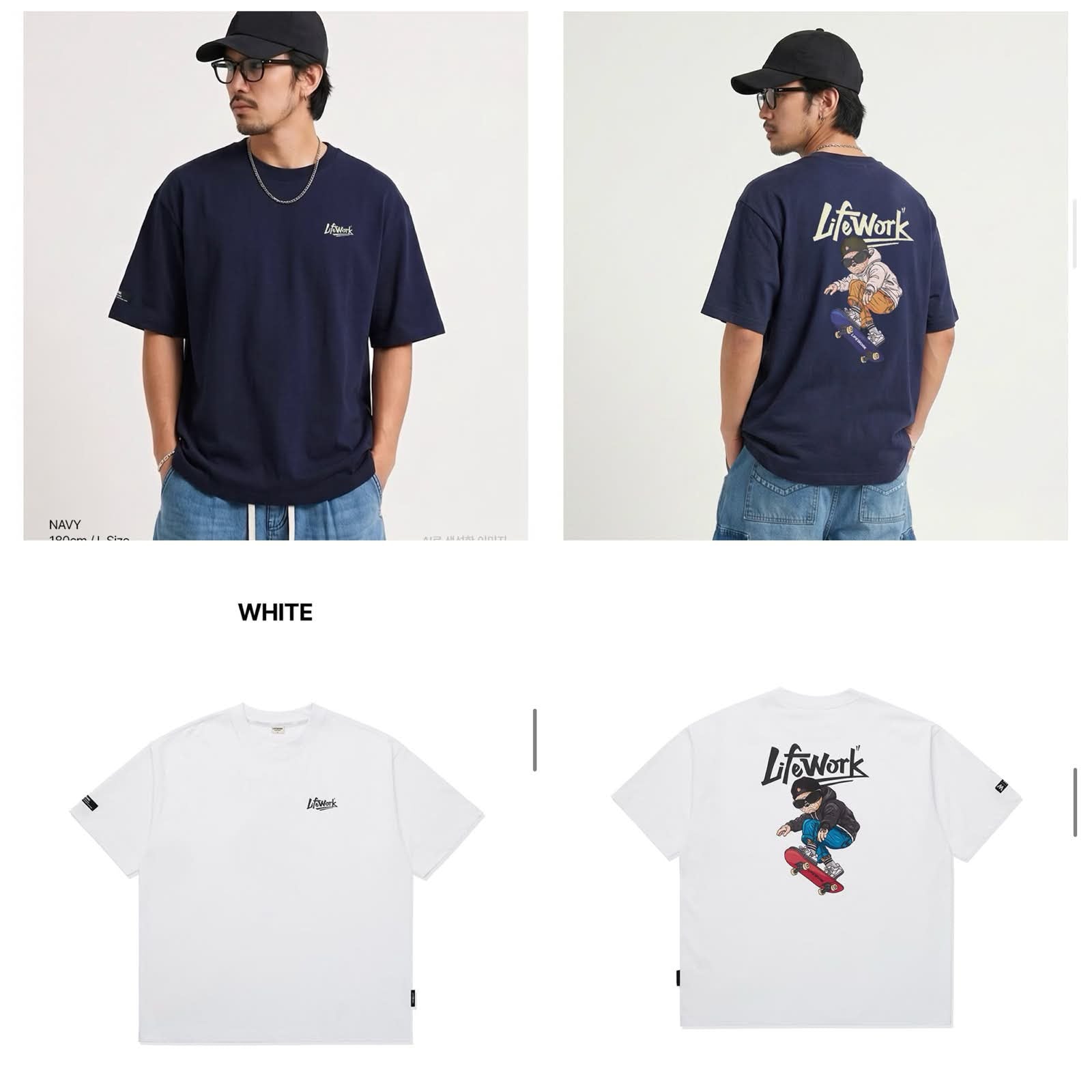 【24小時網站自助下單】2026年6月26日截🌸韓國🇰🇷LIFEWORK Tee（LW262TS453 ）） | 預訂 截單後約3-4星期到