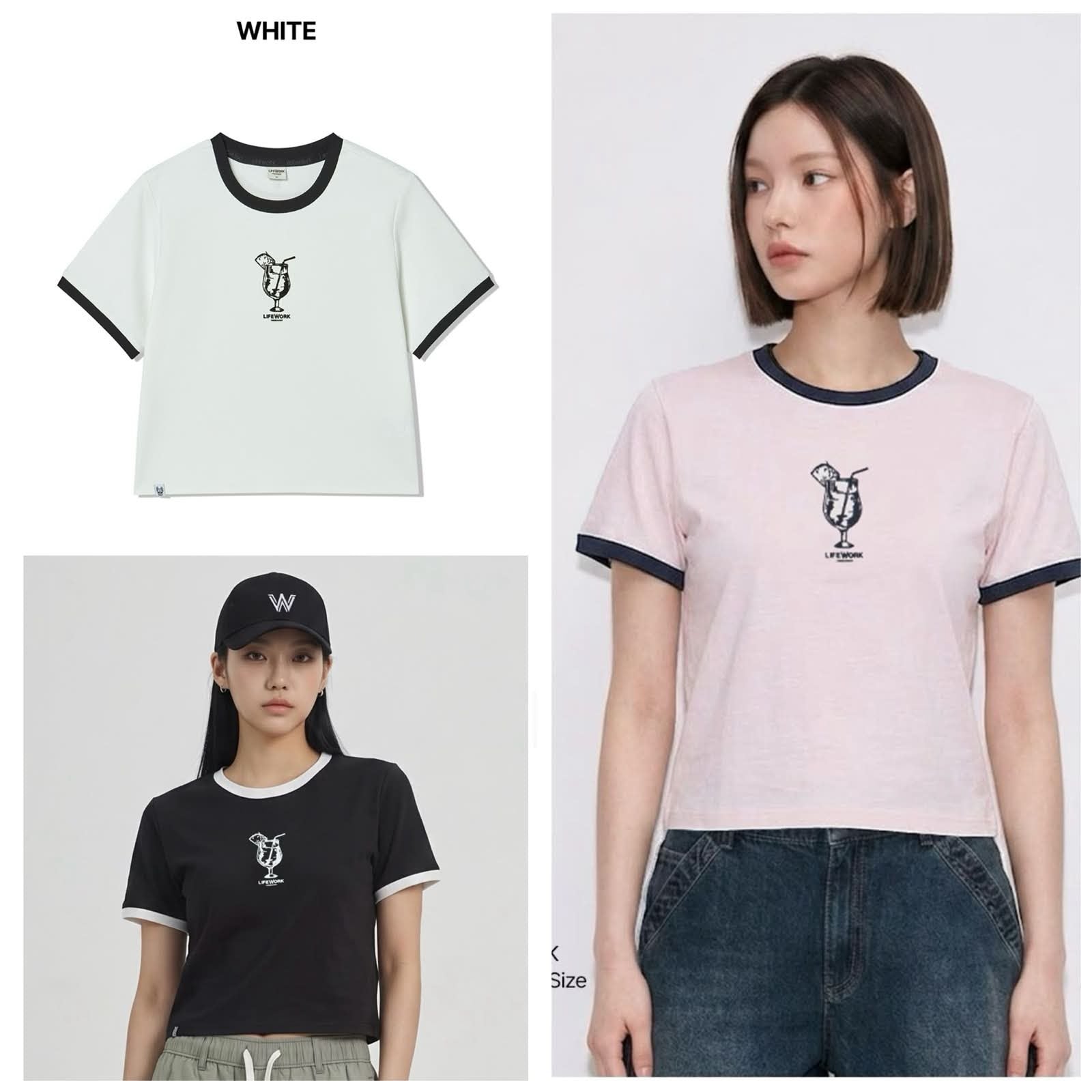 【24小時網站自助下單】2026年6月26日截🌸韓國🇰🇷LIFEWORK Tee（LW262TS803 ） | 預訂 截單後約3-4星期到