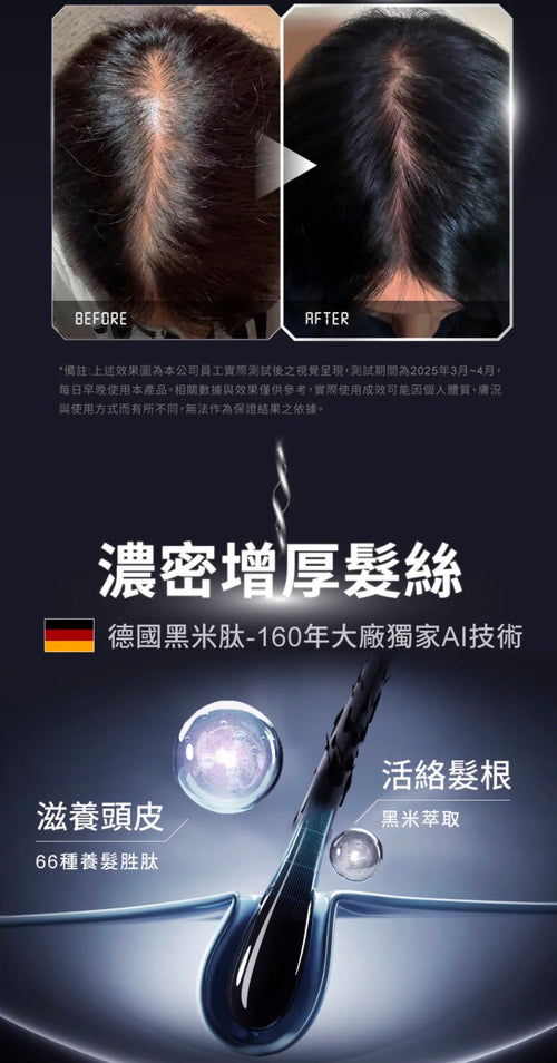 【24小時網站自助下單】售完即止🌸香港行貨 台灣Relove 髮量爆澎套裝：黑泌肽豐盈洗髮精+養髮液 | 預訂約2-3星期 娉婷貿易公司 Exquisite Beauty Trading Company