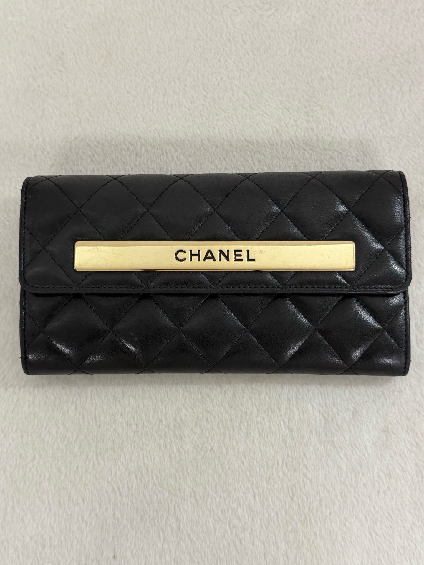 【24小時網站自助下單】🌸日本中古品代購 Chanel菱格大logo錢包 ➕標➕卡➕袋➕盒➕冊 24開 送改造配件 | 預訂約2-3星期