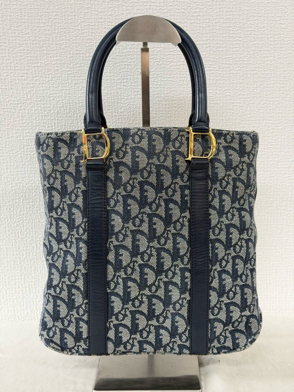 【24小時網站自助下單】🌸日本中古品代購 Dior藍金老花琴譜包 | 預訂約2-3星期