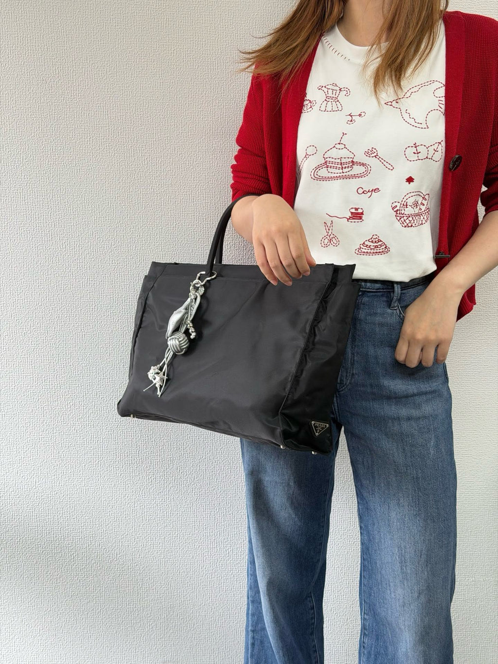 【24小時網站自助下單】🌸日本中古品代購 Prada降落傘托特包 | 預訂約2-3星期