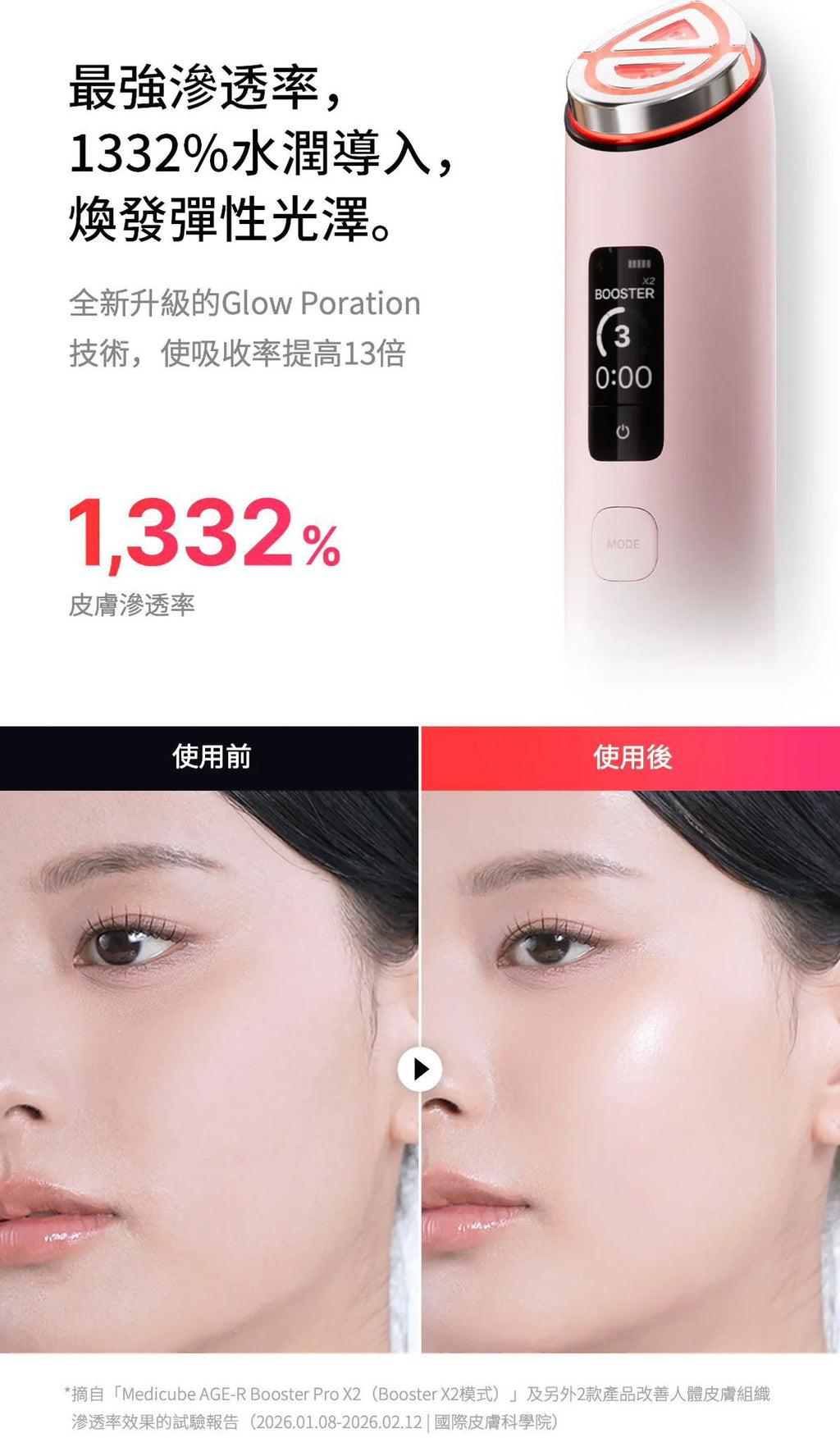 【24小時網站自助下單】現貨🌸Medicube [9in1多功能升級] AGE-R Booster Pro X2 | 落單後約3-5個工作天寄出