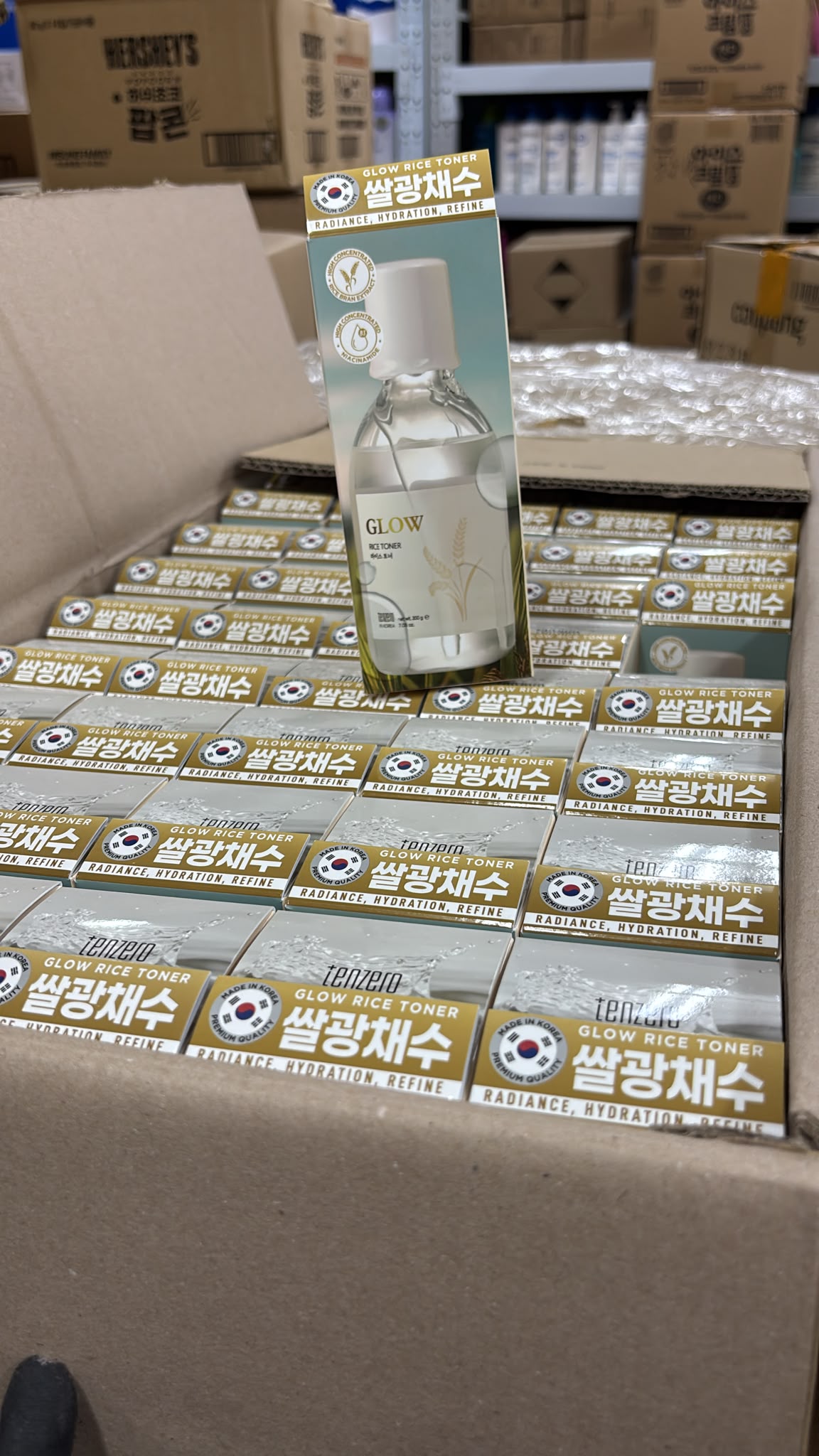【24小時網站自助下單】現貨🌸韓國🇰🇷TENZERO GLOW 光澤米粹爽膚水200g 1套2支 | 落單後約3-5個工作天寄出