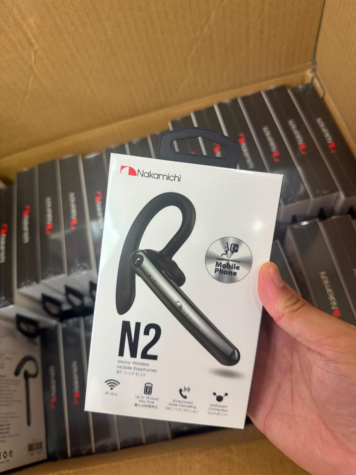 【24小時網站自助下單】2026年7月30日截🌸Nakamichi 日本大Brand 極高勝價比🔥日本🇯🇵Nakamichi N2 單耳式掛耳藍牙耳機 | 預訂約3-4星期