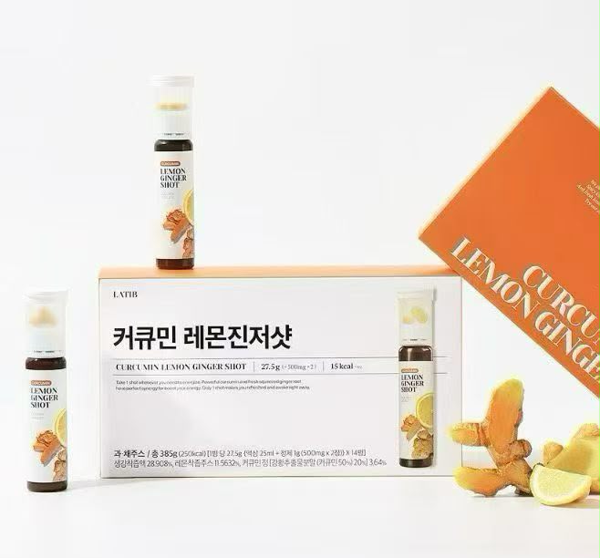 【24小時網站自助下單】2026年7月25日截🌸韓國🇰🇷最新出🆕近期最人氣 LATIB 新品薑黃檸檬生機飲14瓶裝 ⭐每日健康輕鬆到位 | 預訂約3-4星期