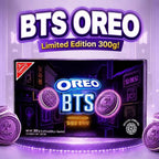 【24小時網站自助下單】🌸BTS粉絲尖叫🙀新品 💜韓國Oreo x BTS韓式糖餅味紫色夾心餅300g | 預訂約1-2星期