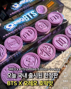 【24小時網站自助下單】🌸BTS粉絲尖叫🙀新品 💜韓國Oreo x BTS韓式糖餅味紫色夾心餅300g | 預訂約1-2星期