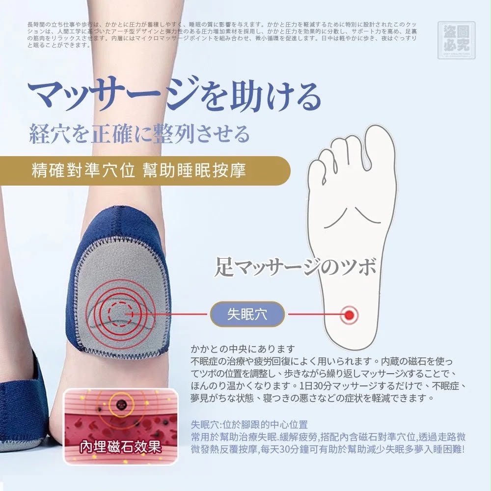 【24小時網站自助下單】2026年7月20日截🌸🟡日本MONOKU 按摩型舒眠腳跟墊🟡 | 預訂約9月中至尾