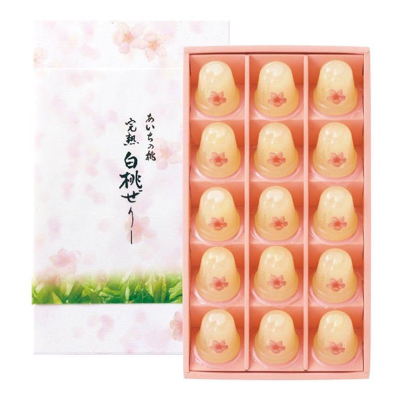 【24小時網站自助下單】 2026年7月22日截🌸名古屋限定桃花亭 迷你熟白桃果凍🍑8入/15入 | 預訂約8月尾至9月初